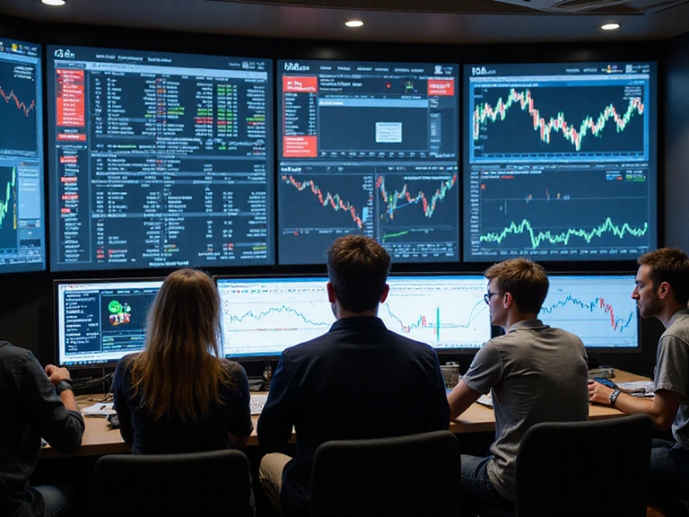 Live trading session