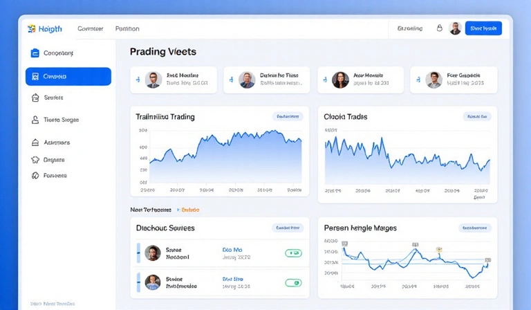 TradeMentor learning platform interface